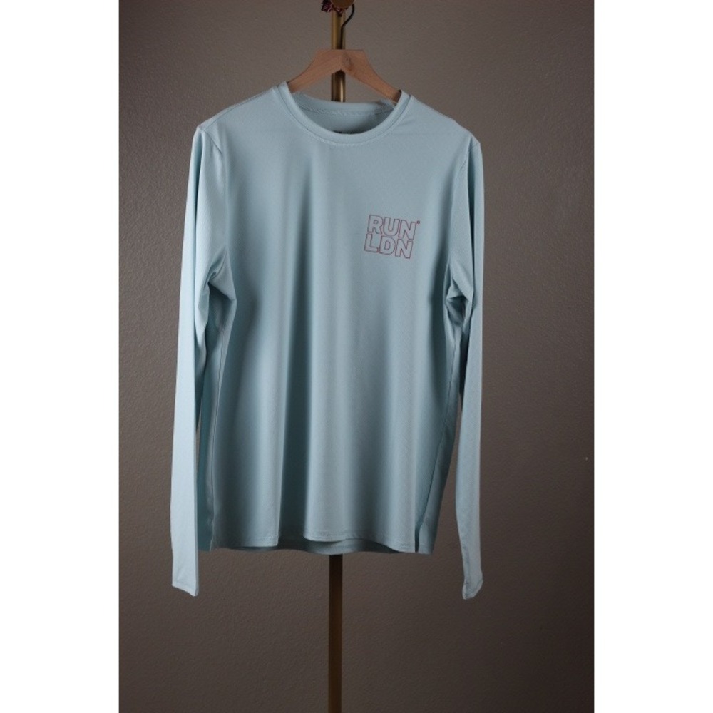 ASOS 4505 Mens Run LDN Long Sleeve Performance Running Shirt Blue Medium